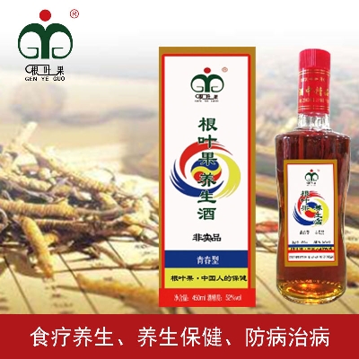 国家专利配方青春型养生酒酒精度52度2瓶装