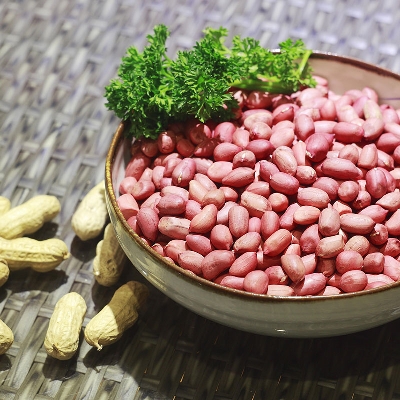 自家自留地原生态黑花生米、小白沙花生米