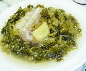 咸菜烧鳗鱼