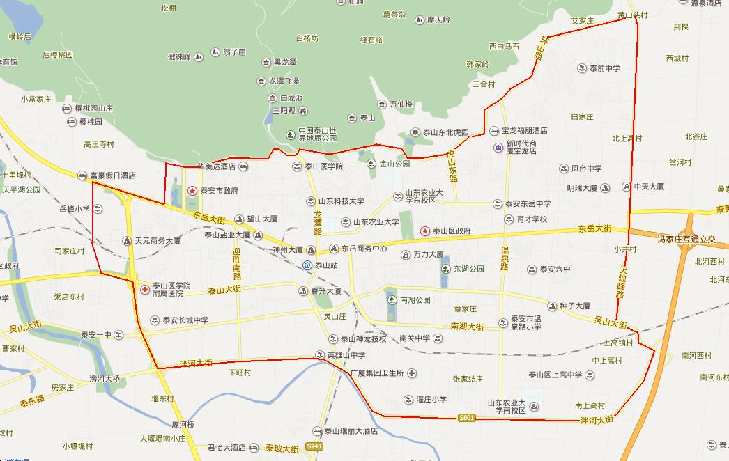 西区(岱岳区政府)